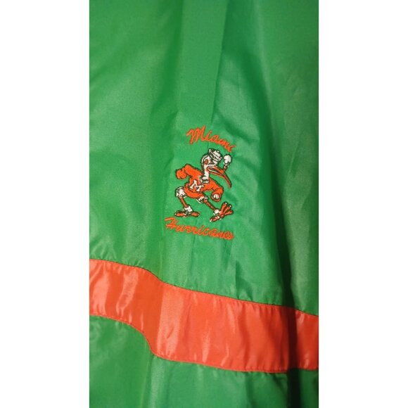 Southern Colours Activewear XXL Miami Hurricanes Vintage 90s Retro Windbreaker - Picture 2 of 7